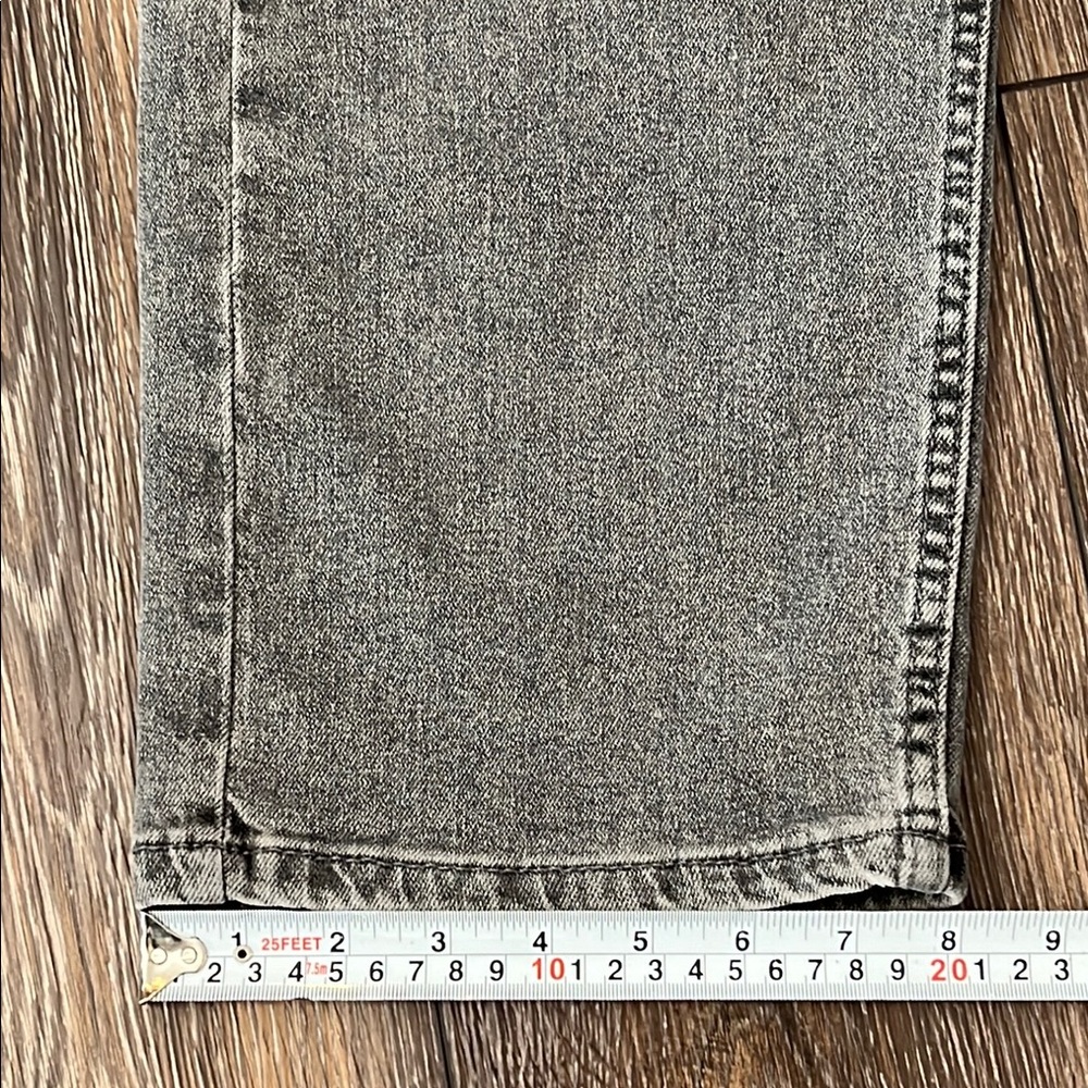 Levi's 505 Gray Mens 38 x 29 Denim Stretch Jeans - Picture 12 of 14